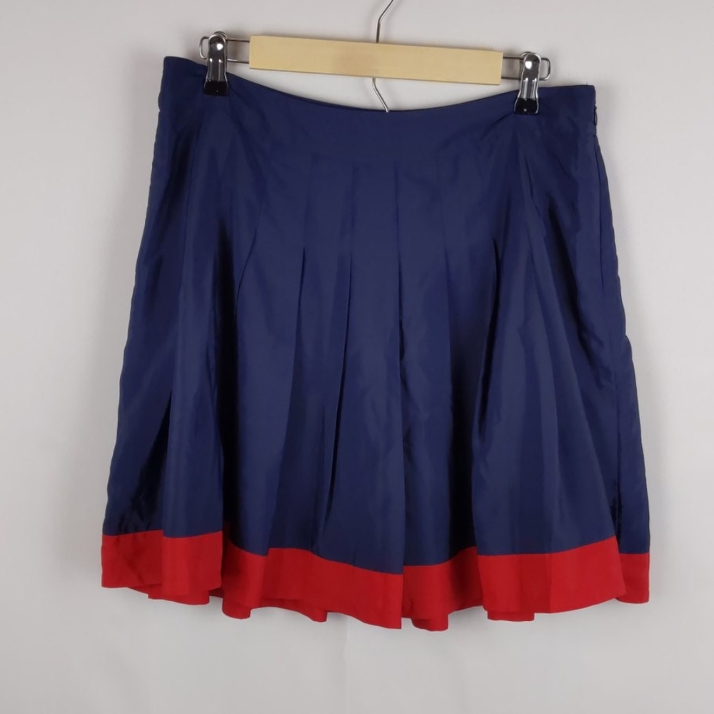Tommy Hilfiger Full Red Detail Hem Skirt